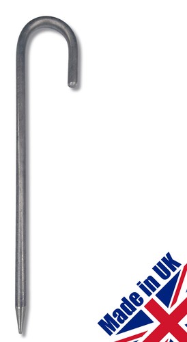 Heavy duty steel ground stakes - steel,
