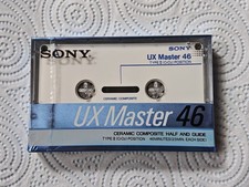 SONY UX Master 46 Type II Cassette Tape Brand New