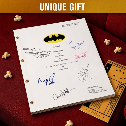 Batman signed movie - (1989),