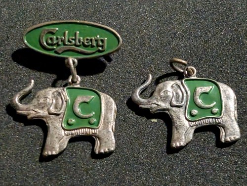 Vintage carlsberg elephant - vintage,