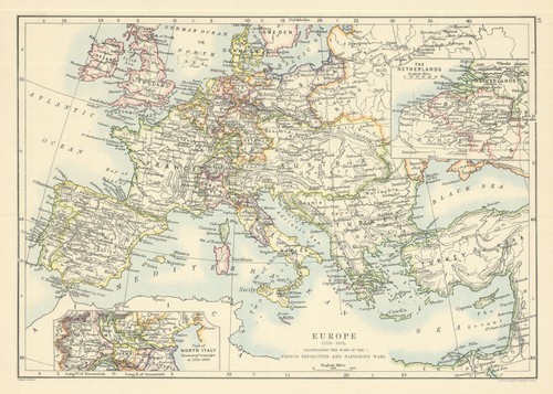 Europe 1715 1815 showing - 1715–1815,