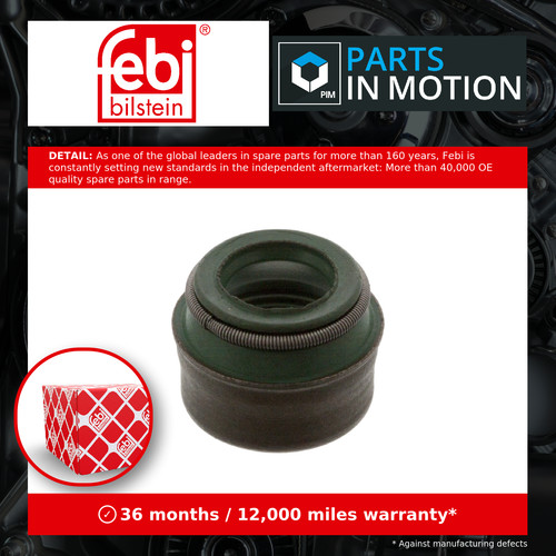 Valve stem seal fits - stem, volvo