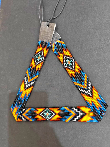 Beaded hat band - beaded,