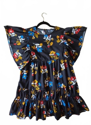 Zara black floral smock - , dress