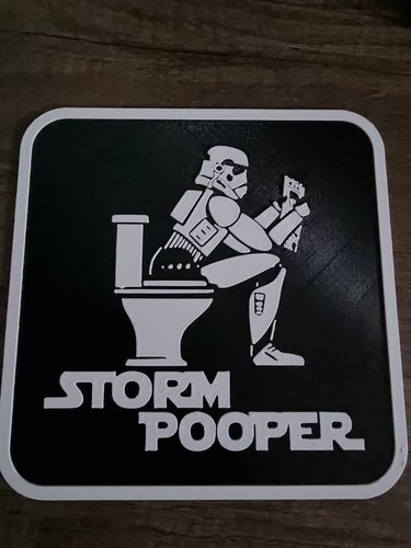 Printed toilet door - 🚻,