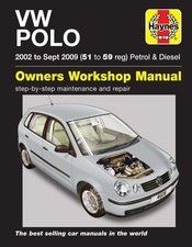 Volkswagen Polo Petrol & Diesel (2002-Sept 2009) Haynes Repair Manual