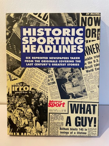 Historic sporting headlines - sporting,
