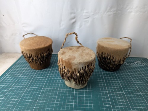 Goat skin rattle - rattle, african