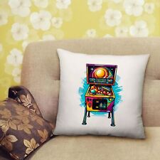Pinball Cushion Arcade Machine Retro Gaming Gift Bedroom Lounge Accessory