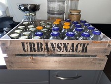 Large Sturdy Wooden Crate Urbansnack Vintage Box Wood Kitchen NOT Milk Bottles