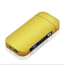 Dual Arc Plasma Lighter Electric Flameless Windproof USB Rechargeable Lighters