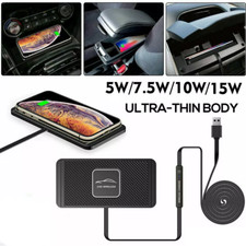 New Car Wireless Fast Charging Charger Mat Non-Slip Pad Holder For Phone UK.