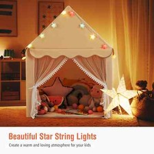 Castle Fairy Tent Play Teepee Tent Indoor Outdoor Toddler Play Tent