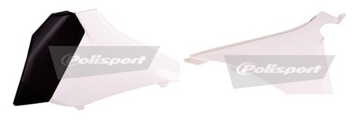 Polisport side cover - polisport, white