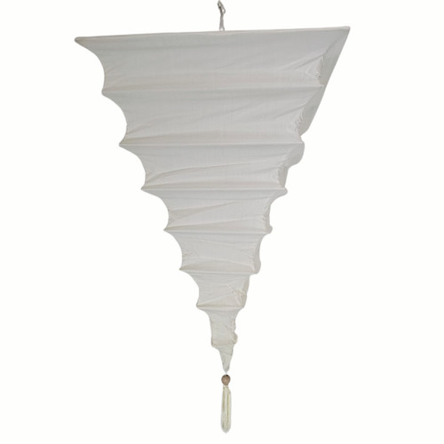 Square cream silk pagoda - 14",