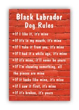 Black Labrador Dog Rules
