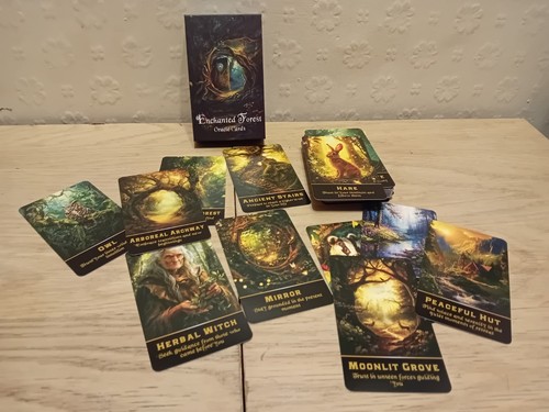 Enchanted forest oracle cards - forest,