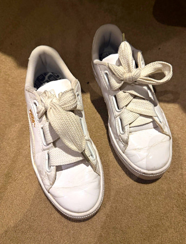 Puma basket white lace - basket,
