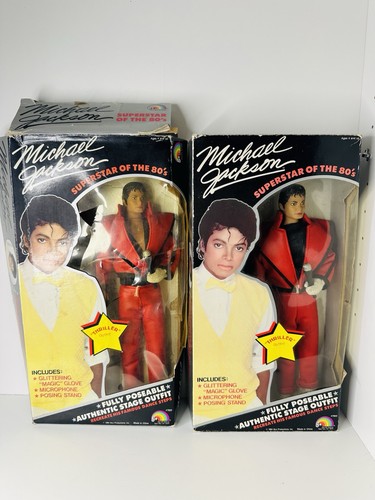 Michael jackson figures - jackson., x2