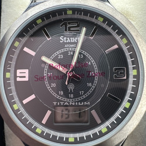 Stauer mens titanium atomic - mens,