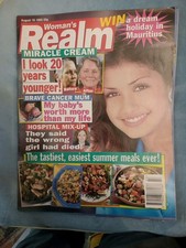 Vintage Woman's Realm Magazine August 15 1995 Used