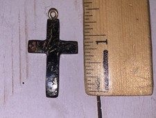 Bison Horn Cross Pendant