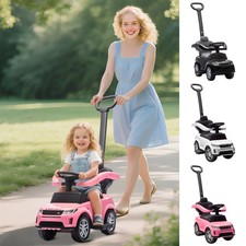 LAND ROVER DISCOVERY Licensed Baby Push Car with Removable Push Handle