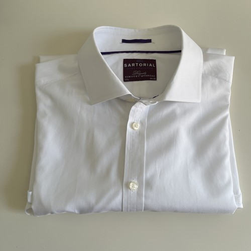 Sartorial white shirt - m&s,