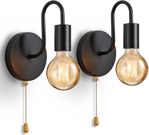 2pcs wall light - 2pcs, with