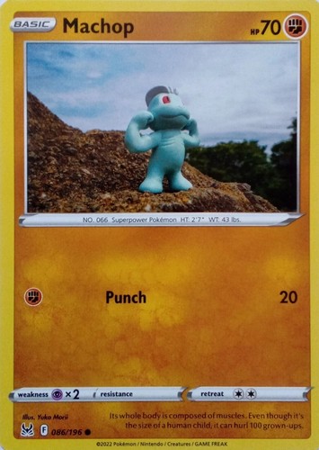 Machop uncommon lost - machop,
