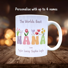 Personalised Nana Mug, Nana’s Birthday Gifts, Mothers Day & Grandparents Gifts