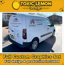 Citroen Berlingo Custom Vehicle Graphics Kit Decals -  Sign Writing - Lettering