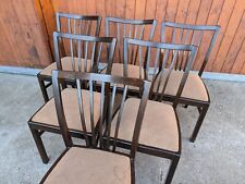 6X Vintage Dining Chairs Designer Chair Wood 30s Art Deco Chairs Bauhaus 40s