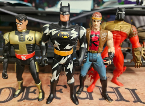 Vintage batman robin action