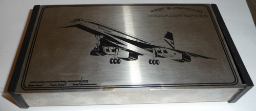 Vintage concorde cigarette box - vintage,