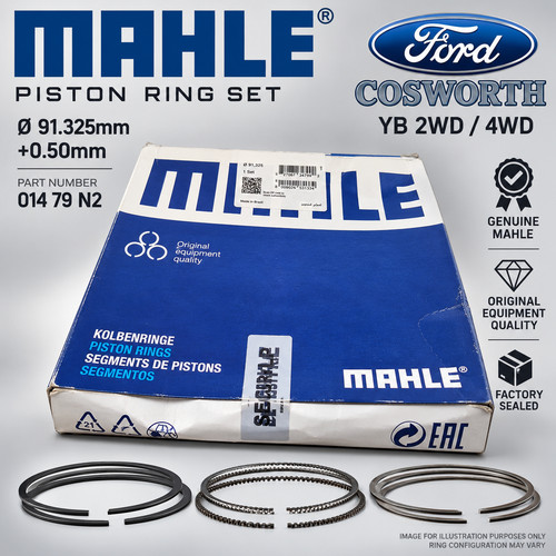 Mahle cosworth piston ring - yb,