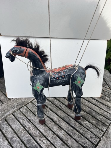 Antique folk art carved and - art,