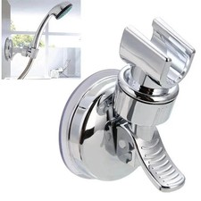 Adjustable Bracket Suction Shower Head Handset Holder Kit Bathroom Wall Mount UK