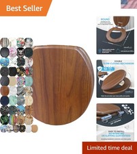 Luxurious Mahogany Toilet Seat