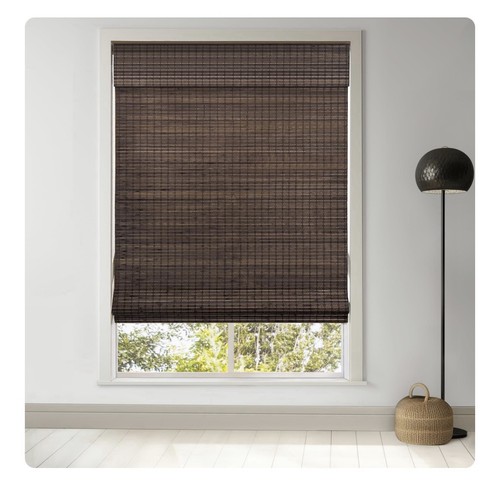 Cordless bamboo roman - bamboo, shades