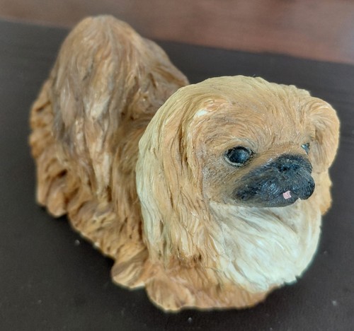 Resin peakingese dog - resin,