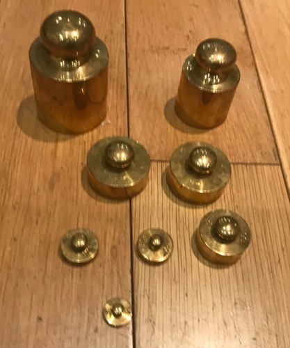 Vintage set solid brass - vintage,