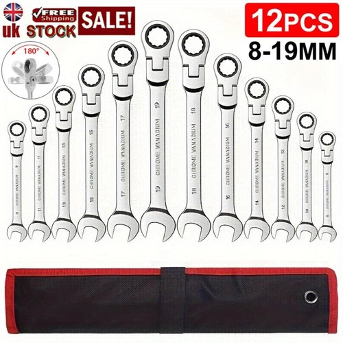 12pcs 19mm spanner flex head - spanner, flex-head