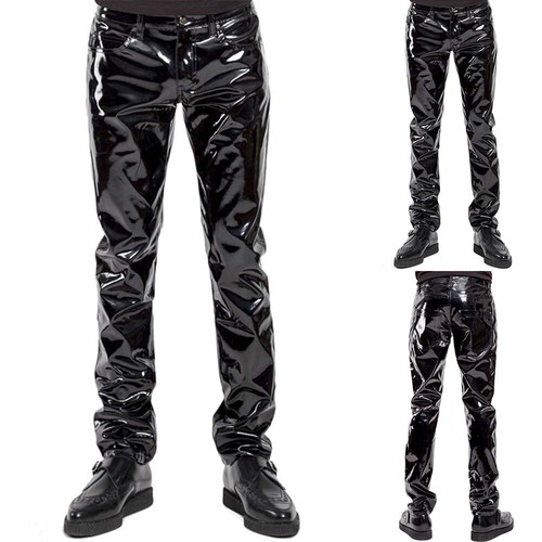 Men long shiny pvc - long,