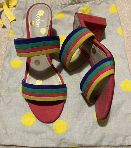 Boden suede rainbow block - boden,