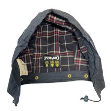 Barbour Vintage Navy Blue Hood