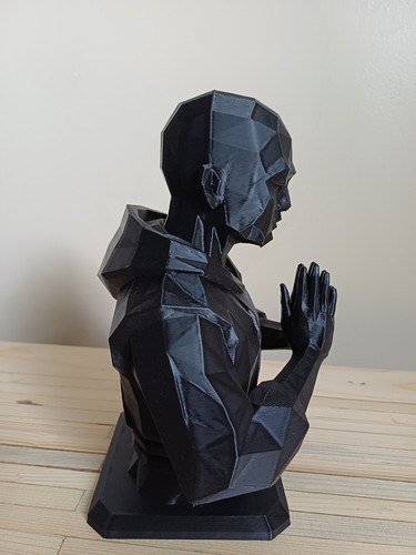 Dnd monk bust - monk, 20cm