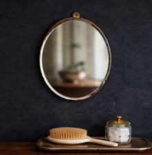 Vintage Oval Wall Mirror