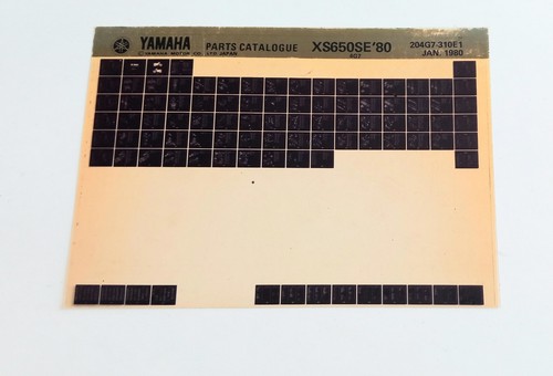 Yamaha xs650se 4g7 spare - 4g7,