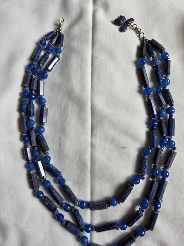Vintage lapis lazuli strand - lapis, 3